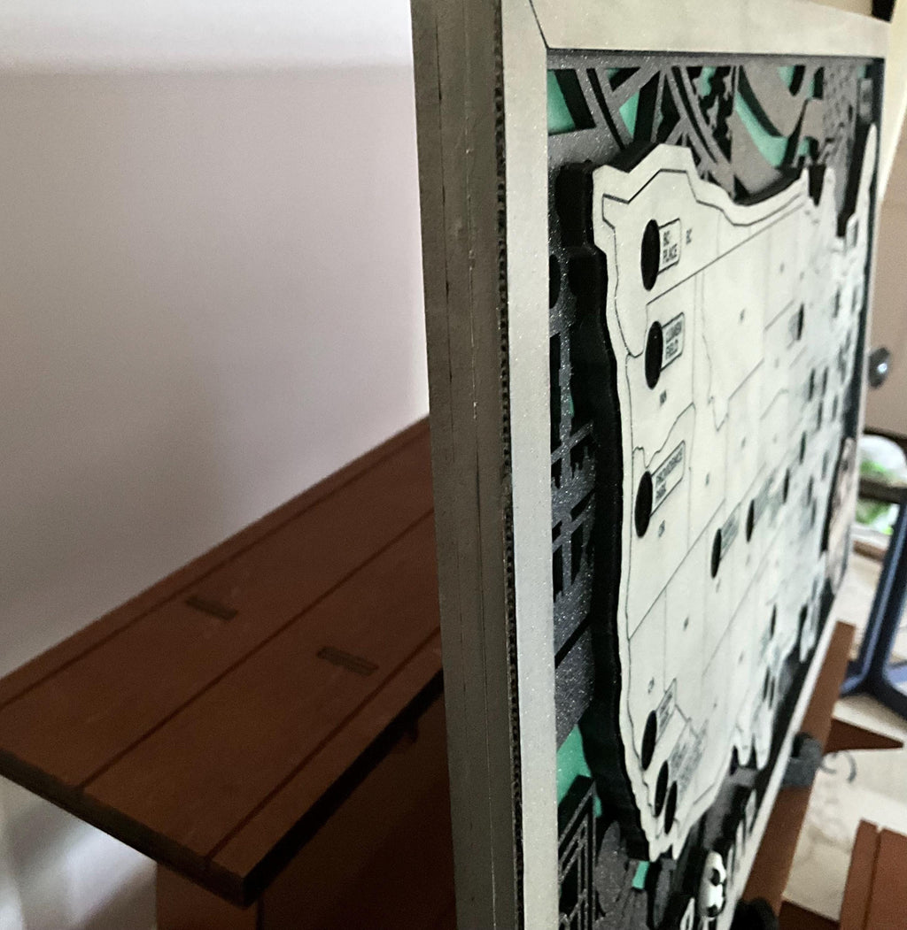 Soccer Stadium Map, Wooden Tracker for Visited Custom Fan Gift