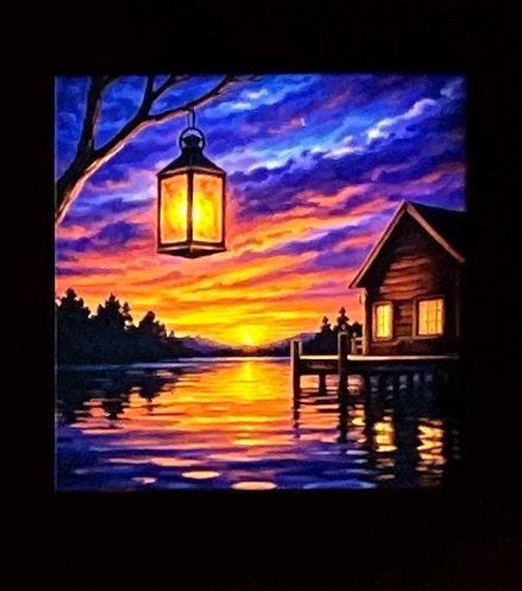 Interchangeable Night Light Panels Only, Colorful Artwork Designs for Custom Nightlight