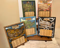 National Parks Map, US 63 Parks Tracker, Adventure Gift for Hikers and Travelers