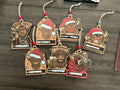 Highland Cow Money Holder Ornament, Wooden Cash Gift Card Holder, Fun Christmas Stocking Stuffer