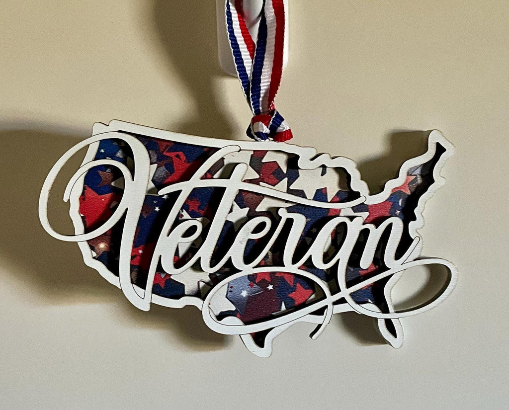 USA 250th Anniversary Ornament, 1776-2026 Semiquincentennial Wooden Keepsake, Patriotic Christmas Decor