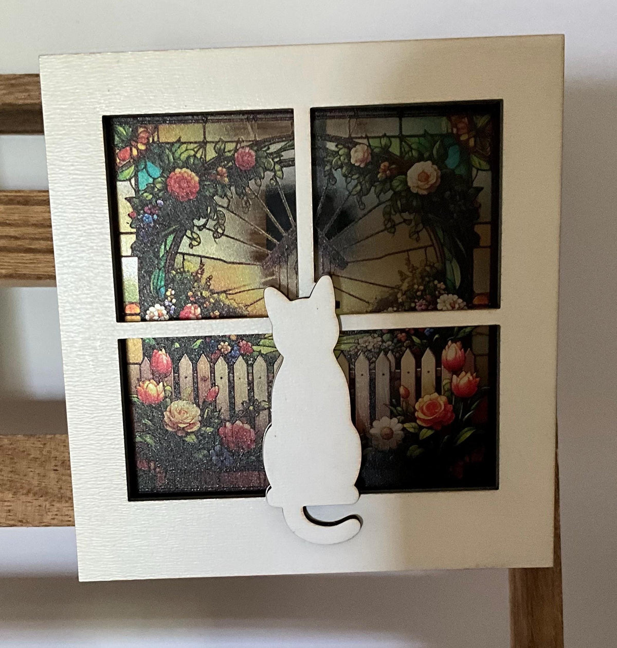 Interchangeable Night Light Base with Custom Artwork Panels, LED Kids Bedroom Nightlight Gift